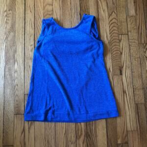 Sabo Skirt EUC Women's Bright Blue Sleeveless Drape Back Sweater Size XS